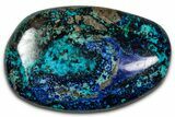 Vibrant Polished Azurite, Chrysocolla, and Malachite - Namibia #352672-1